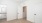 a room with white doors