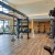 a gym with exercise equipment
